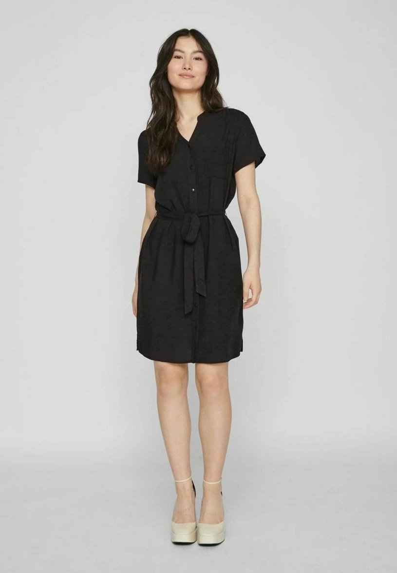Vila Kurzärmeliges - Blousejurk - Black 4 Vila Kurzärmeliges - Blousejurk - Black - Afbeelding 2