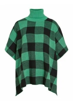 Vila High Neck Karo - Poncho - Kelly Green 12 Vila High Neck Karo - Poncho - Kelly Green -Vila ab5b6908789c4e6a999ed824364861b4