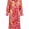 Vila Vicostanta Ls Wrap Midi Dc Su - Jurk - Tigerlily -Vila ac9a6451abf541288e5ec9ba2b53eac4