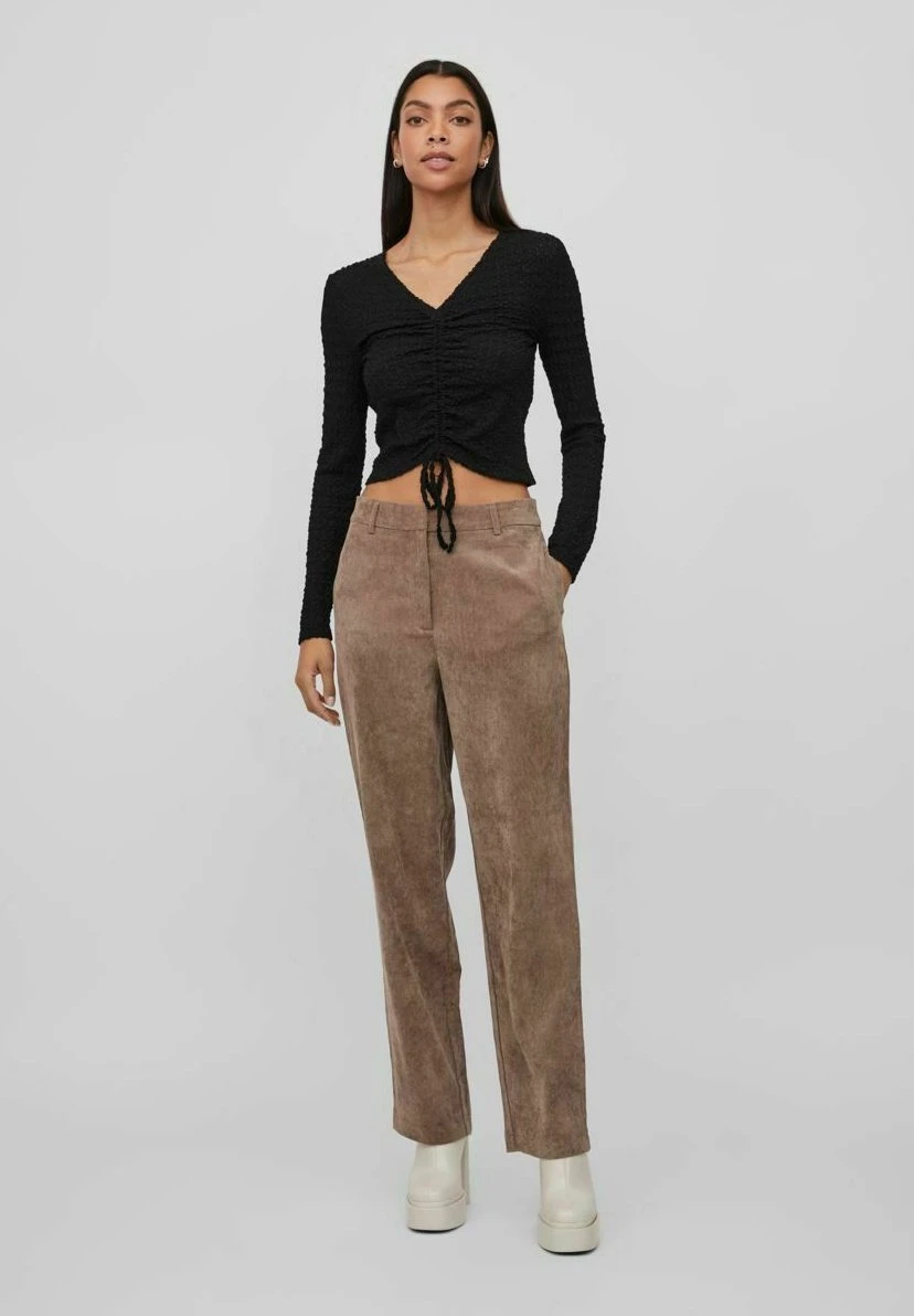 Vila Kordelzug - Longsleeve - Black 4 Vila Kordelzug - Longsleeve - Black - Afbeelding 2