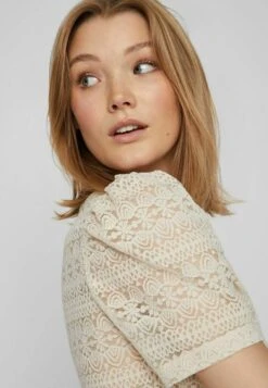 Vila Vichikka Puff O Neck - Blouse - Birch -Vila af169dac4fab4a04a39ed37ec5d573f7