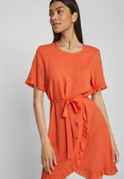 Vila Kurz Rüschen - Jurk - Tigerlily -Vila af2f0a49da644f5db6767082ce4192c7