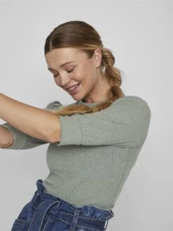 Vila Vifelia - Longsleeve - Duck Green 12 Vila Vifelia - Longsleeve - Duck Green -Vila af75e2c84cd249858c9c0967aaa1e501