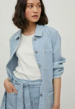 Vila Halflange Jas - Light Blue Denim -Vila b03dc3d759664dc89a9dde88a41e688e