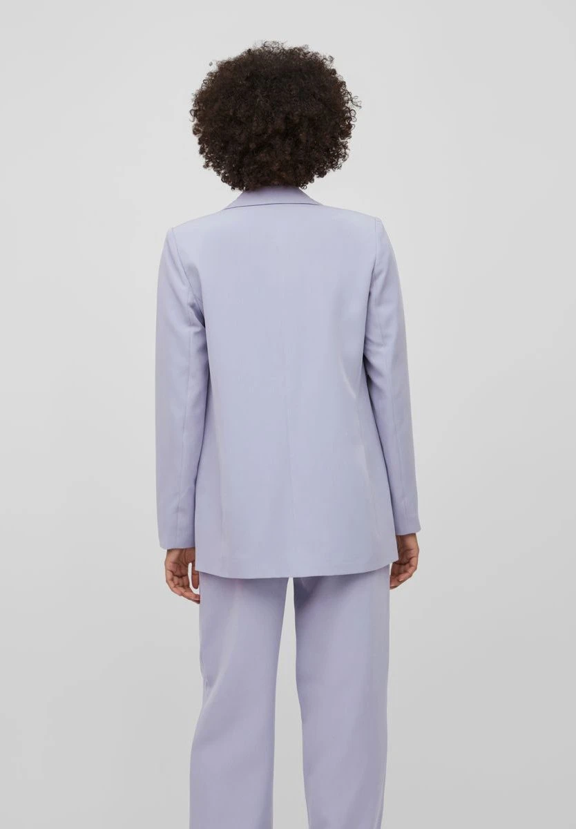 Vila Vikamma Noos - Halflange Jas - Sweet Lavender 5 Vila Vikamma Noos - Halflange Jas - Sweet Lavender - Afbeelding 3