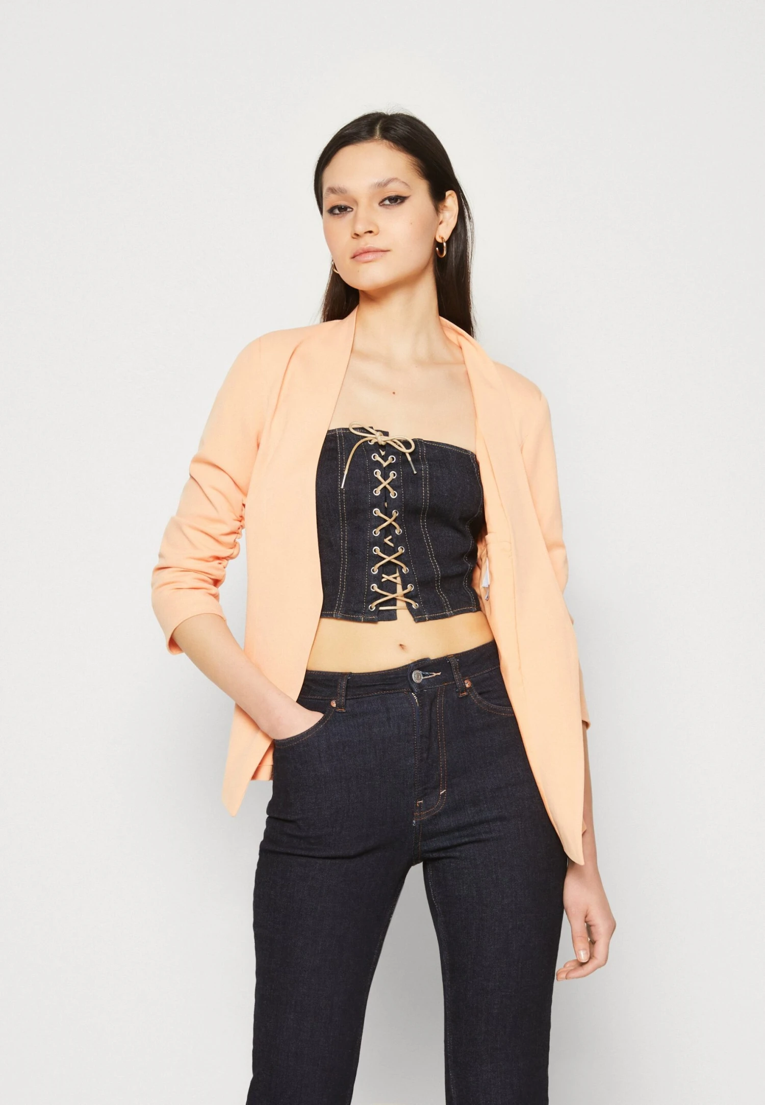 Vila Viher 3/4 New - Blazer - Salmon Buff 3 Vila Viher 3/4 New - Blazer - Salmon Buff