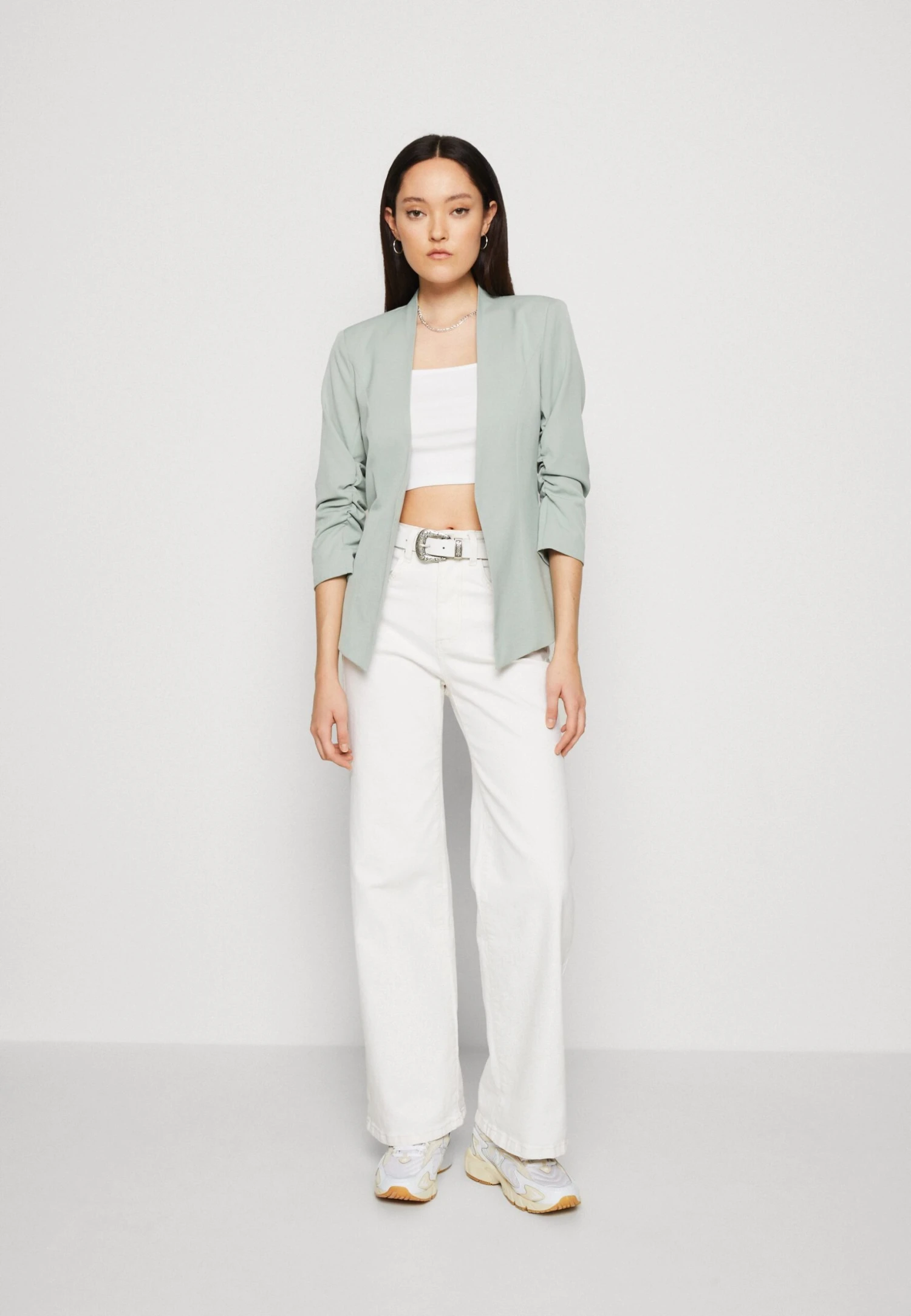 Vila Viher 3/4 New - Blazer - Green Milieu 4 Vila Viher 3/4 New - Blazer - Green Milieu - Afbeelding 2