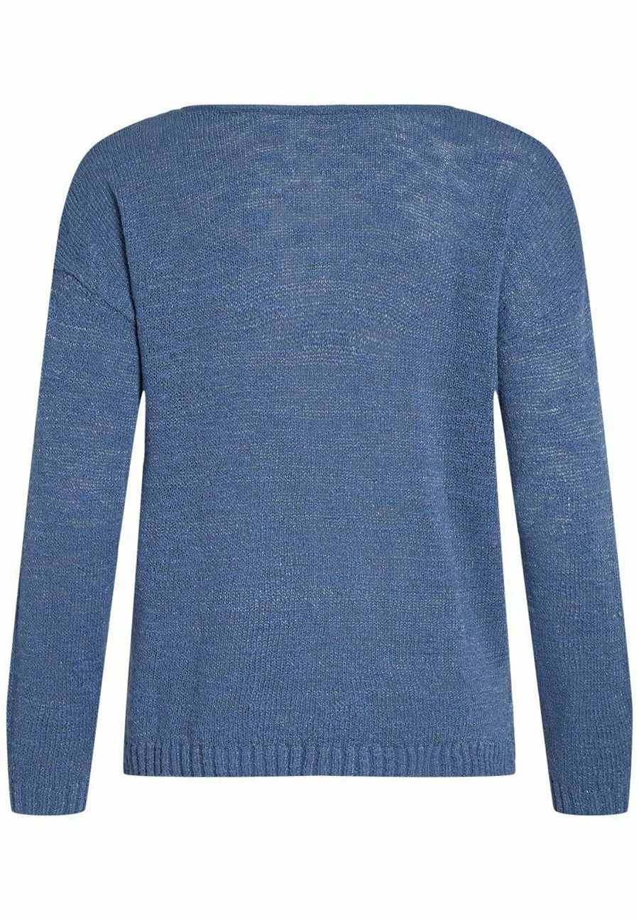 Vila Langärmeliges - Trui - Federal Blue 3 Vila Langärmeliges - Trui - Federal Blue - Afbeelding 2