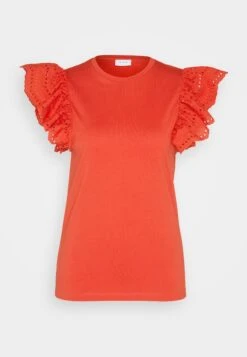 Vila Viredda Cap Sleeve - T-Shirt Print - Valiant Poppy 12 Vila Viredda Cap Sleeve - T-Shirt Print - Valiant Poppy -Vila b5659a42c49147b69692cd085db22baf