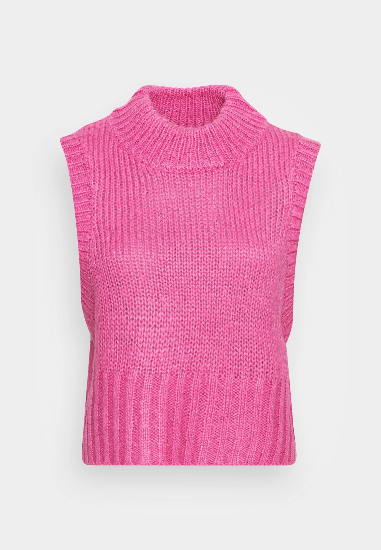 Vila Vinelle O Neck- Trui - Fuchsia Pink 6 Vila Vinelle O Neck- Trui - Fuchsia Pink - Afbeelding 4