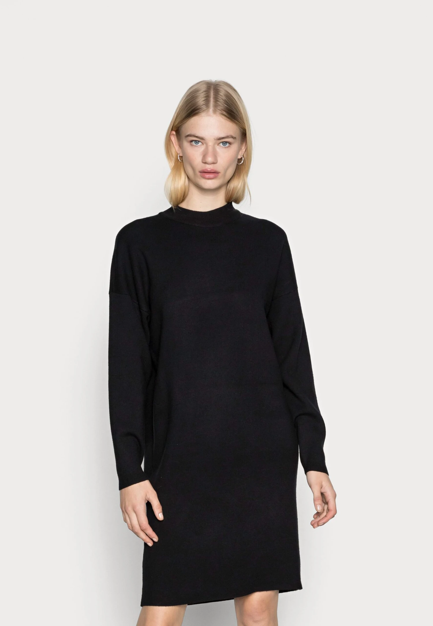 Vila Gebreide Jurk - Black 3 Vila Gebreide Jurk - Black