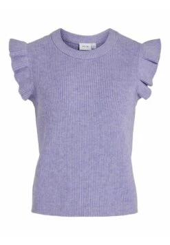 Vila Viril Flounce - Noos - T-Shirt Print - Sweet Lavender