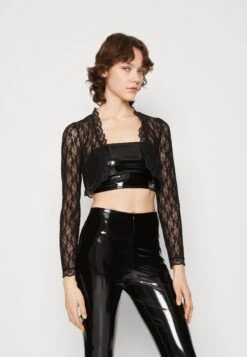 Vila Vianna Cropped Bolero - Vest - Black