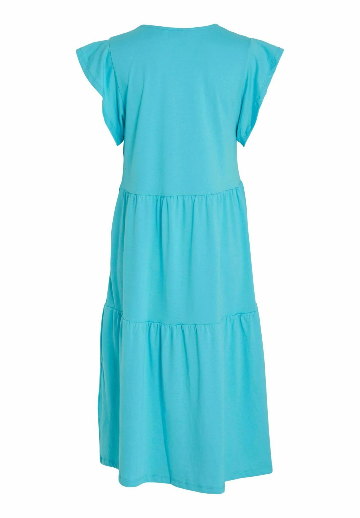 Vila Midi Kurzärmeliges - Jerseyjurk - Capri 9 Vila Midi Kurzärmeliges - Jerseyjurk - Capri - Afbeelding 7