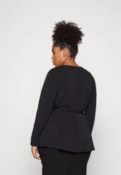 Viborneo Wrap - Longsleeve - Black -Vila b7aa76cf988c4f979f4be4e324c65a8b