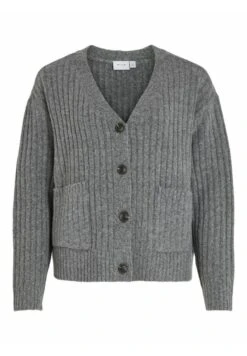 Vila Gerippter - Vest - Medium Grey Melange 12 Vila Gerippter - Vest - Medium Grey Melange -Vila bba41fc46f0f4b00a684185b060b6207