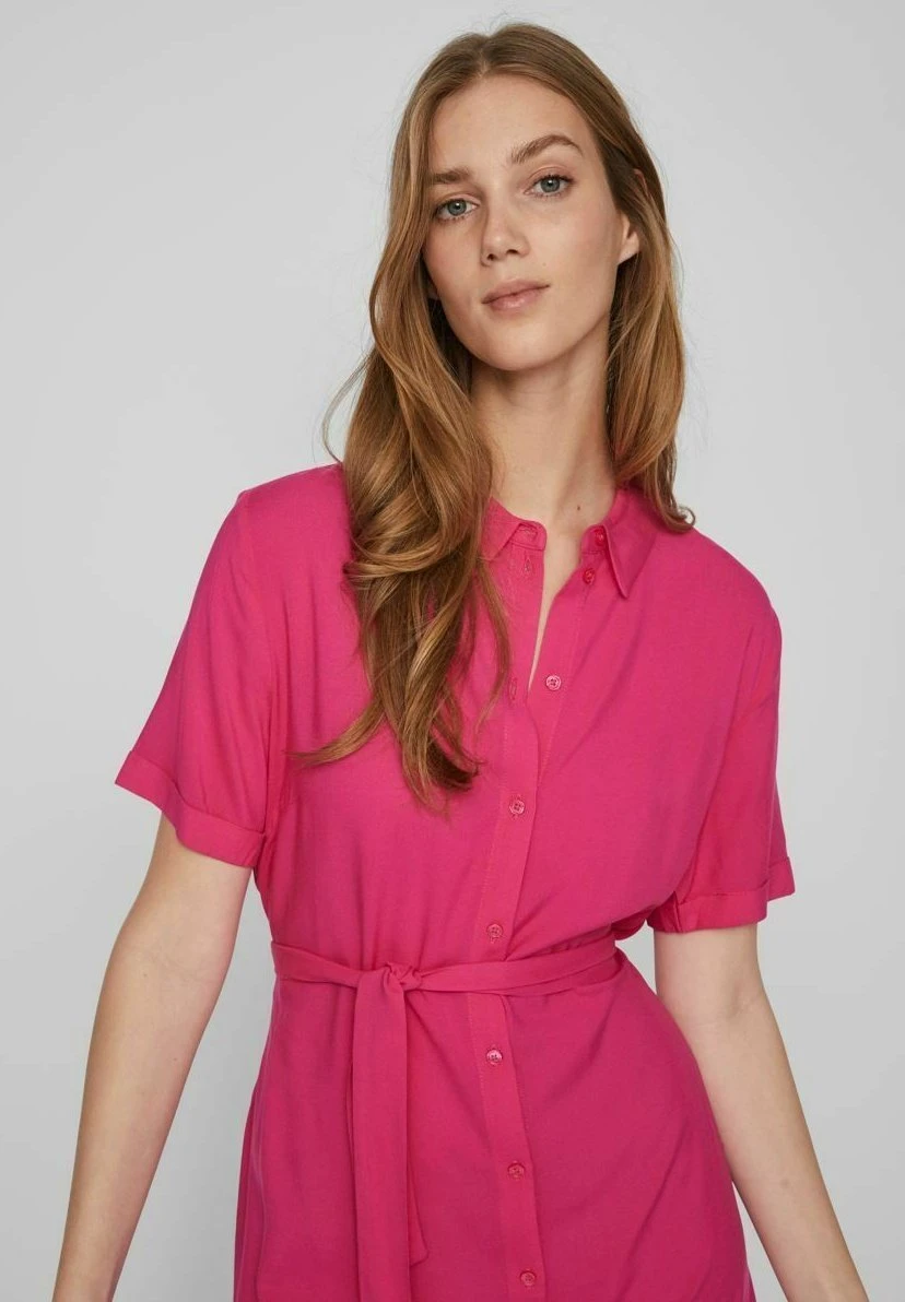Vila Vipaya Noos - Blousejurk - Pink Yarrow 6 Vila Vipaya Noos - Blousejurk - Pink Yarrow - Afbeelding 4