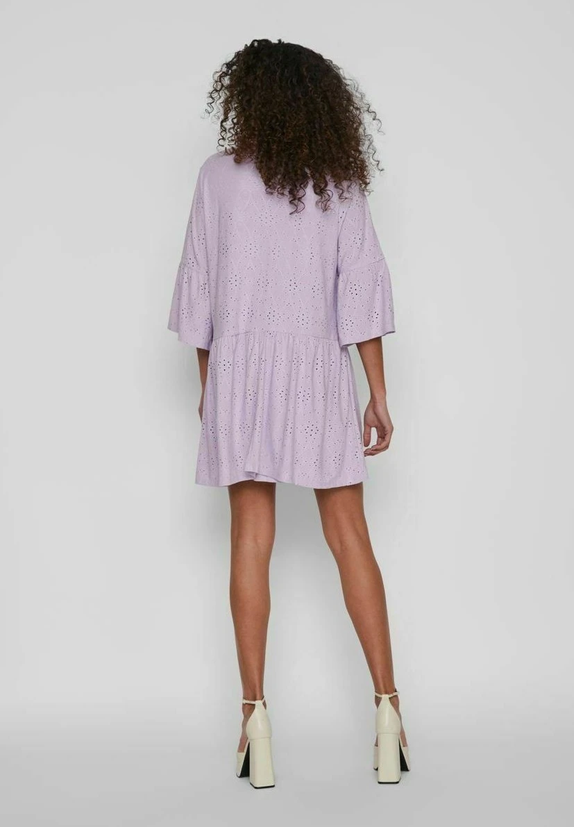 Vila 3/4 Ärmeliges - Jurk - Pastel Lilac 5 Vila 3/4 Ärmeliges - Jurk - Pastel Lilac - Afbeelding 3
