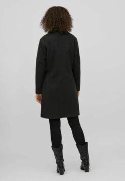 Vila Vikalvis - Mantel - Dark Grey Melange -Vila becd715ae9a348368d35870045719a3d