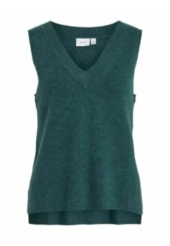 Vila Viril V-Neck- Top - Ponderosa Pine -Vila bf550bd0c3c0444eba12fc0121781c02