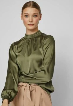 Vila Langarm Gesmoktes - Blouse - Four Leaf Clover -Vila bfd1fae96fc54227966a5b8266c493fc