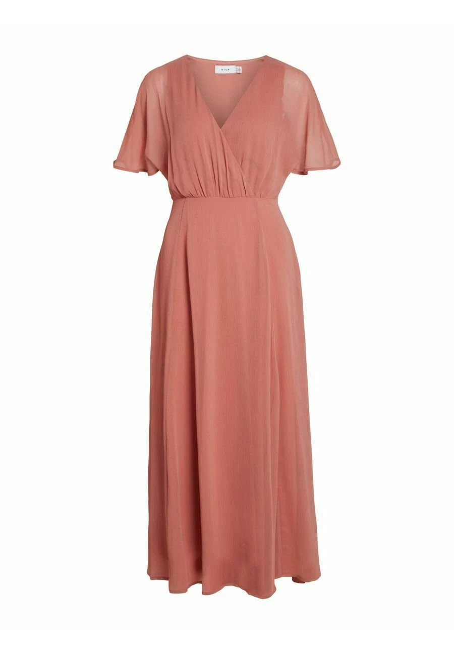 Vila Langes - Cocktailjurk - Brick Dust 8 Vila Langes - Cocktailjurk - Brick Dust - Afbeelding 6