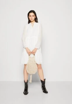 Vila Viblyra V Neck Dress - Jurk - Snow White 9 Vila Viblyra V Neck Dress - Jurk - Snow White -Vila c426e5f5eaa9491f882b61331a587ebb
