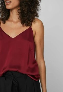 Vila V-Ausschnitt - Top - Beet Red 11 Vila V-Ausschnitt - Top - Beet Red -Vila c4db069464834c038a3d26f010bbbf5e