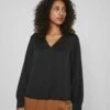 Vila Mit V-Ausschnitt Langärmeliges - Blouse - Black 2 Vila Mit V-Ausschnitt Langärmeliges - Blouse - Black -Vila c5bce746c64d4234adf0d263976ee383