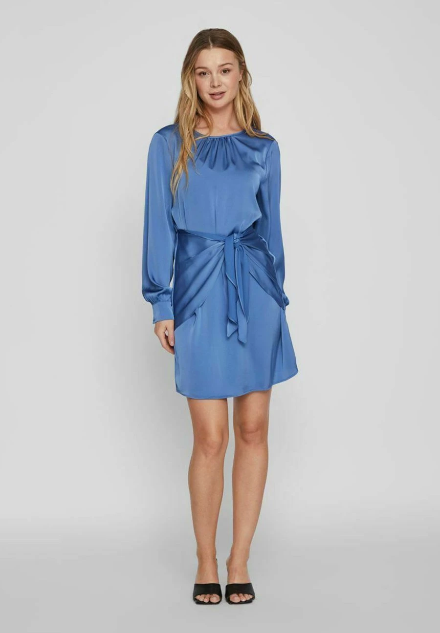 Vila Viannes- Jurk - Federal Blue 4 Vila Viannes- Jurk - Federal Blue - Afbeelding 2