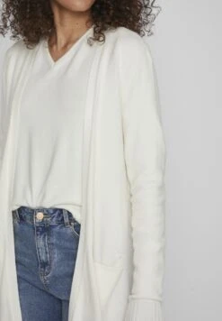 Vila Viril Long Cardigan - Vest - White Alyssum 12 Vila Viril Long Cardigan - Vest - White Alyssum -Vila c6abe239117940de9f589d317ab3bd05