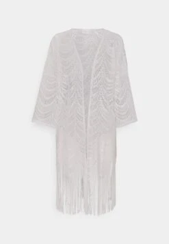 Vila Vinola Fringle Kimono - Lichte Jas - Snow White -Vila c796aeb93c294e85b010e7e3d581f517