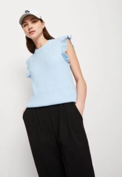 Vila Viril Flounce - Noos - T-Shirt Print - Kentucky Blue Melange 11 Vila Viril Flounce - Noos - T-Shirt Print - Kentucky Blue Melange -Vila c7aab02be62e4f4ab8663e591460d95c