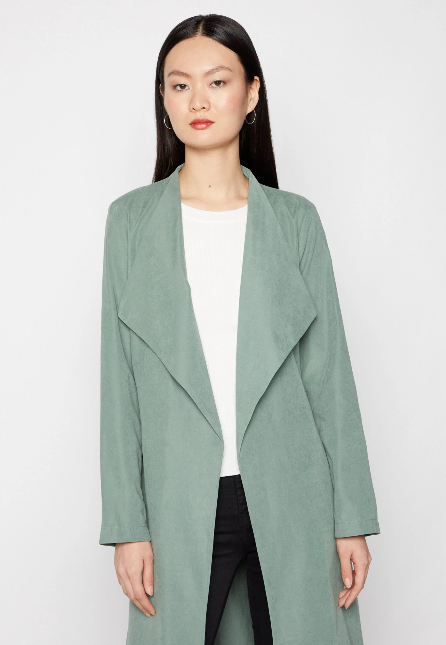 Vila Vipeach- Trenchcoat - Laurel Wreath 6 Vila Vipeach- Trenchcoat - Laurel Wreath - Afbeelding 4