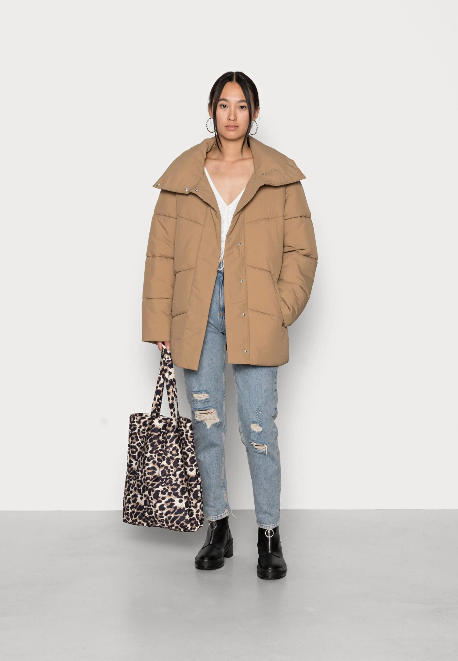 Vila Vilouisa Short Padded Coat - Winterjas - Tigers Eye 4 Vila Vilouisa Short Padded Coat - Winterjas - Tigers Eye - Afbeelding 2