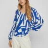 Vila Langarm - Blouse - Cloud Dancer