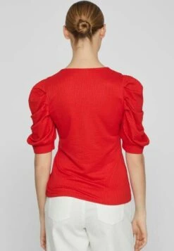 Vila Mit Kurzen Ärmeln Detailreiches - T-Shirt Print - Flame Scarlet 11 Vila Mit Kurzen Ärmeln Detailreiches - T-Shirt Print - Flame Scarlet -Vila c95fef835cba404d9ae5b01e9af7a9b3