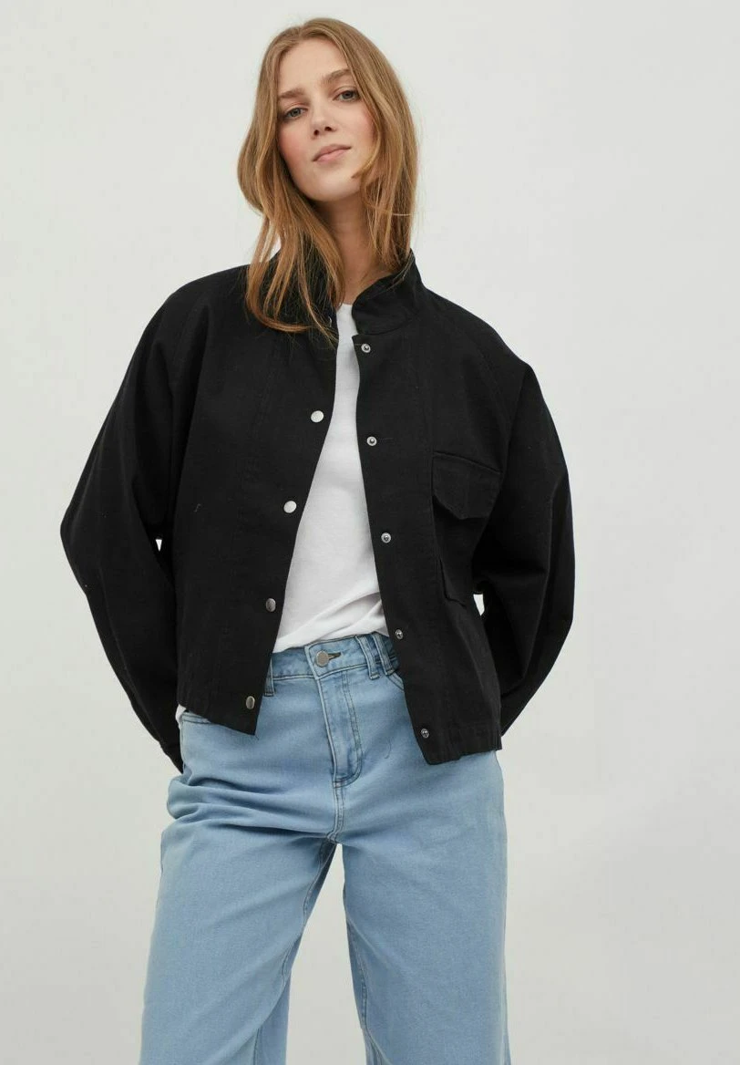 Vila Lichte Jas - Black 3 Vila Lichte Jas - Black