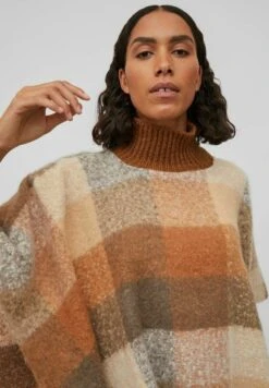 Vila Karo - Poncho - Toasted Coconut -Vila cb2f916fe144415c834d885f64af024b