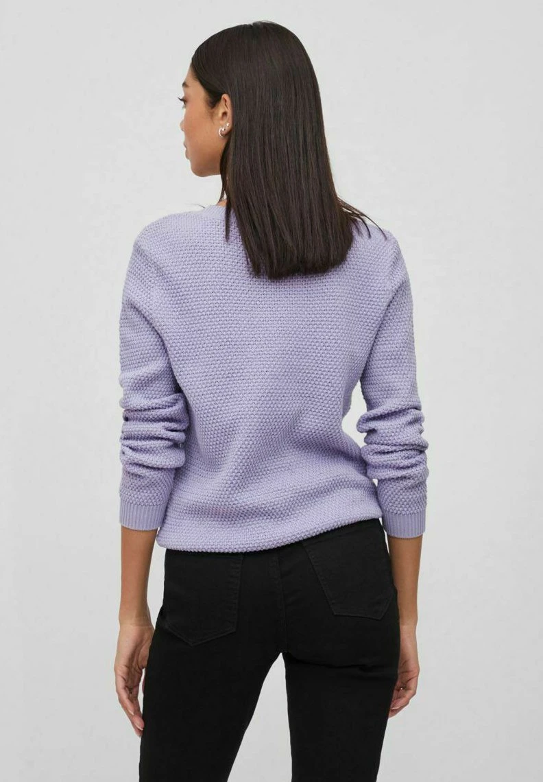 Vila Vidalo O-Neck L/S Noos - Trui - Sweet Lavender 5 Vila Vidalo O-Neck L/S Noos - Trui - Sweet Lavender - Afbeelding 3