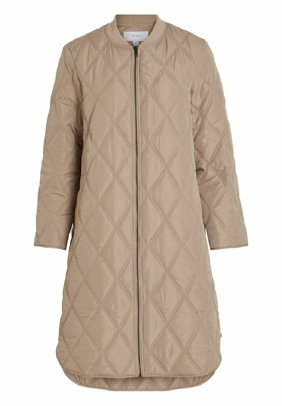 Vila Gesteppter - Winterjas - Simply Taupe 3 Vila Gesteppter - Winterjas - Simply Taupe