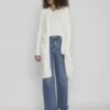 Vila Viril Long Cardigan - Vest - White Alyssum -Vila cbda25c596b44ab69c817e508fac770e