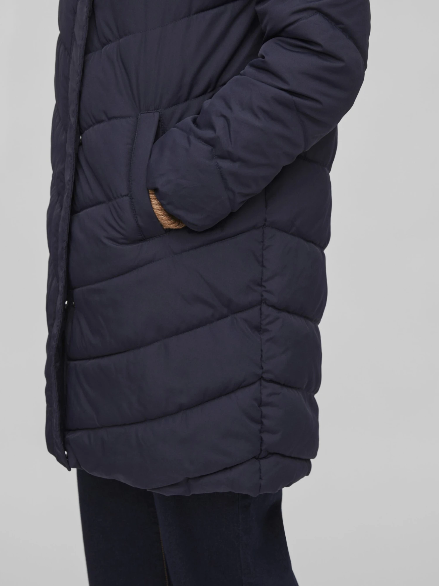 Vila Viphilipa Padded Jacket - Winterjas - Navy Blazer 6 Vila Viphilipa Padded Jacket - Winterjas - Navy Blazer - Afbeelding 4