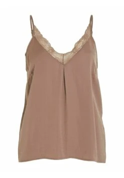 Vila Verziertes - Top - Brown Lentil 14 Vila Verziertes - Top - Brown Lentil -Vila cc849fccb22b4a07be02feca8d46db86