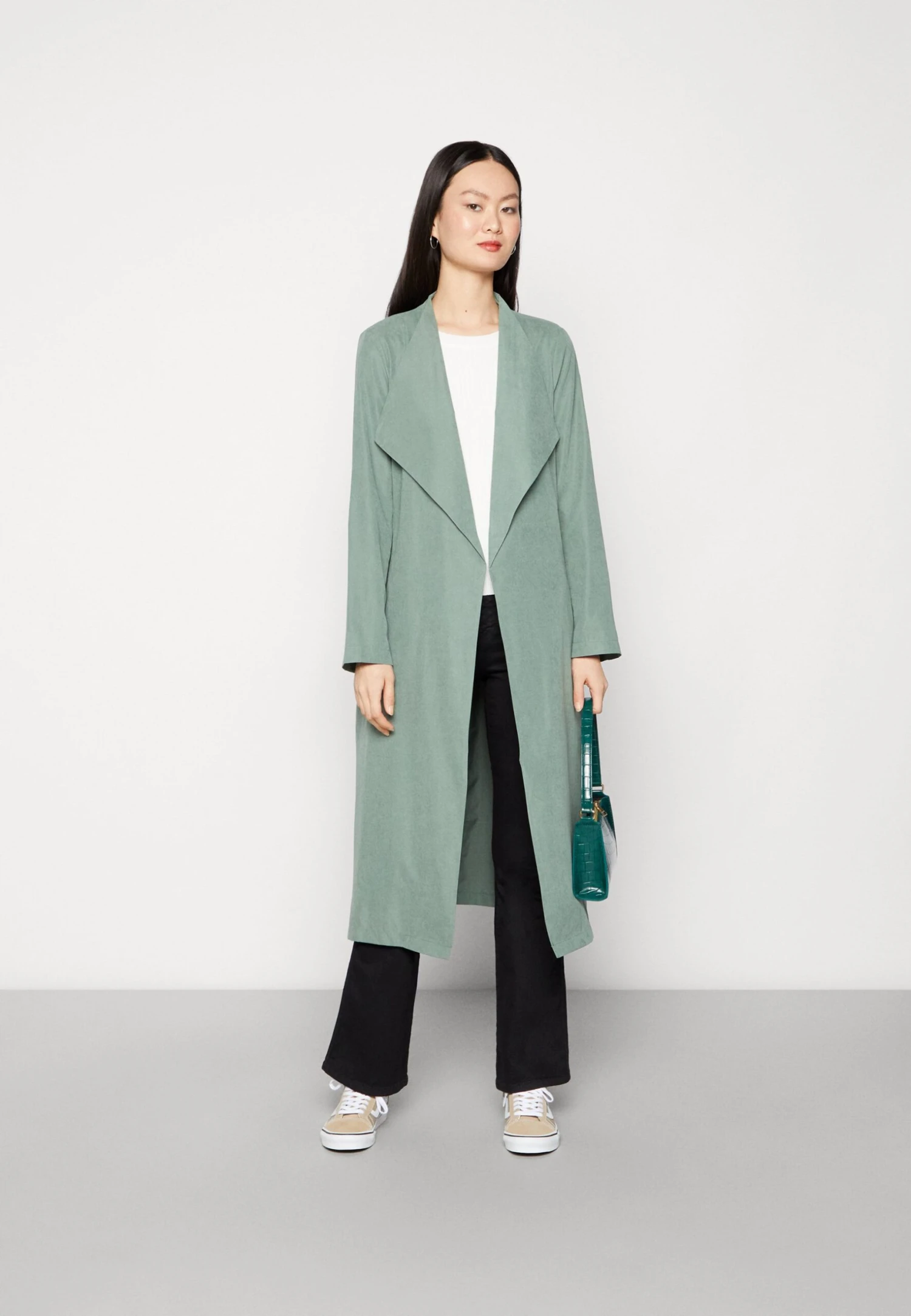 Vila Vipeach- Trenchcoat - Laurel Wreath 4 Vila Vipeach- Trenchcoat - Laurel Wreath - Afbeelding 2
