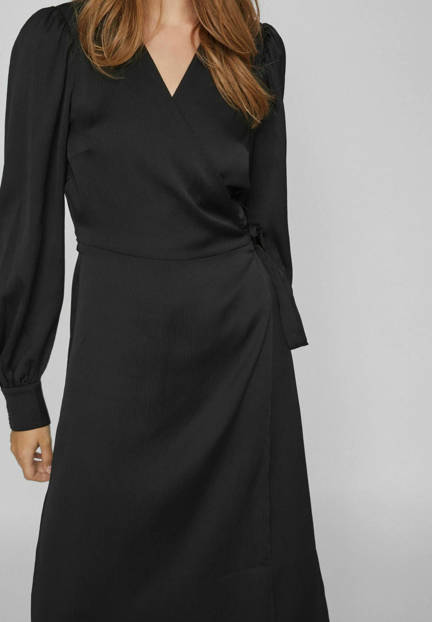 Vila Wickel Langärmeliges - Jurk - Black 7 Vila Wickel Langärmeliges - Jurk - Black - Afbeelding 5