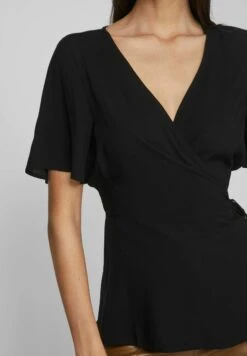 Vila Wickel Kurzärmeliges - Blouse - Black 12 Vila Wickel Kurzärmeliges - Blouse - Black -Vila ceb5268f64034189b3140c03e02e4cde