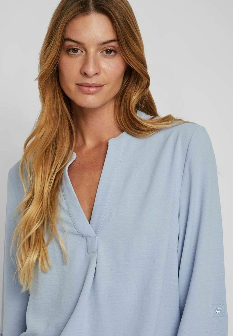 Vila Mit 3/4 Armeln V Ausschnitt - Blouse - Kentucky Blue 6 Vila Mit 3/4 Armeln V Ausschnitt - Blouse - Kentucky Blue - Afbeelding 4