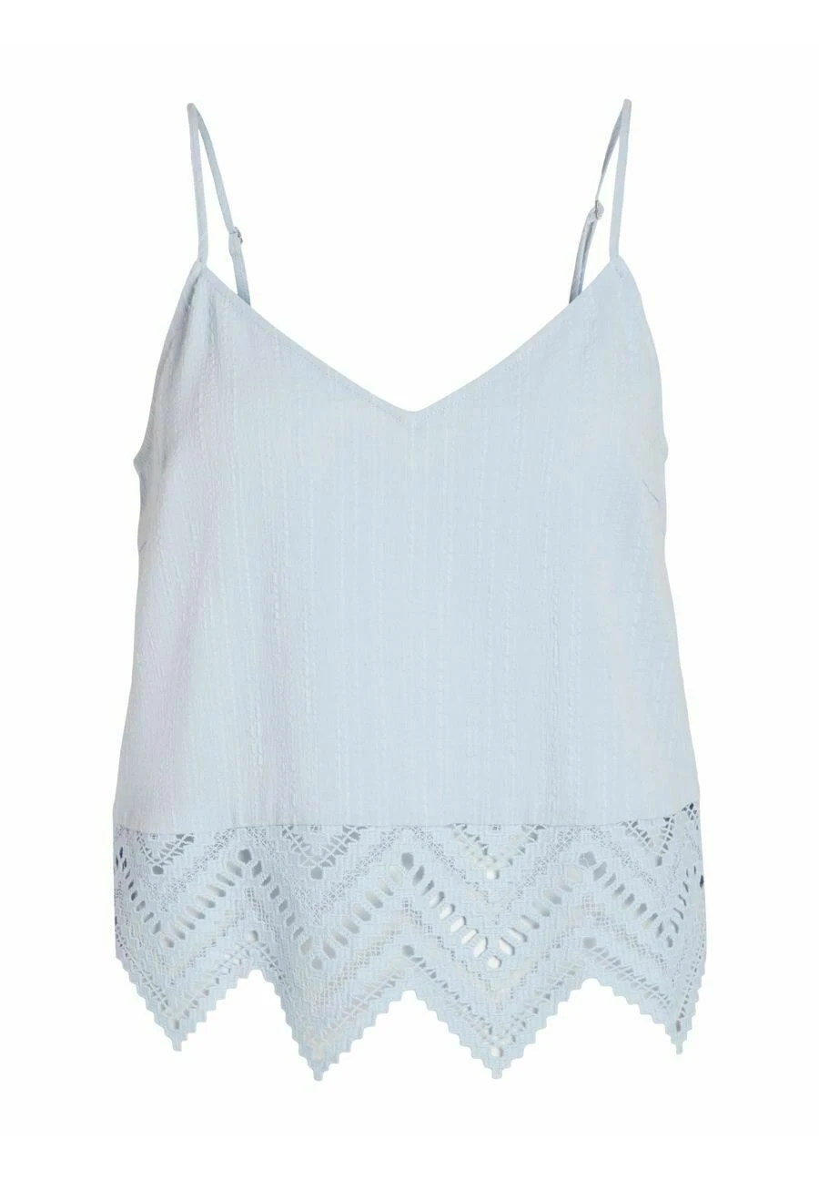 Vila Spitzenverziertes - Top - Kentucky Blue 8 Vila Spitzenverziertes - Top - Kentucky Blue - Afbeelding 6