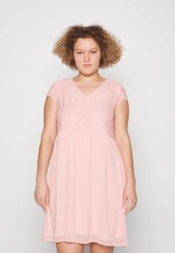 Vibetina Cap Sleeve Dress - Cocktailjurk - Silver Pink